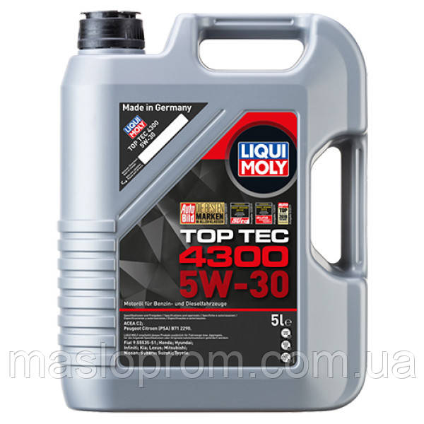 (Подарунок повітряний фільтр) Синтетична моторна олива - Top Tec 4300 SAE 5W-30 5л.