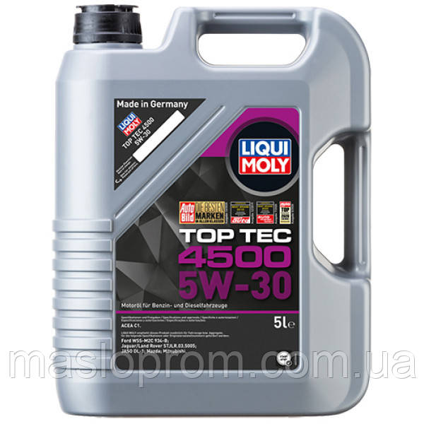 (Подарунок повітряний фільтр) Синтетична моторна олива - Top Tec 4500 5W-30 5л.