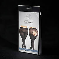 Колготы с Интимным Вырезом Fifty Shades Of Grey Captivate Spanking Tights, Plus Size (Eu 46-52)