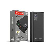 Портативное зарядное устройство TITANUM 727S 20000mAh 22.5W Black