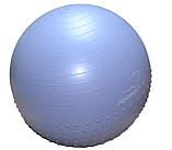 М'яч для фітнесу (фітбол) напівмасажний PowerPlay 4003 Ø75 cm Gymball Sky Blue + помпа, фото 7