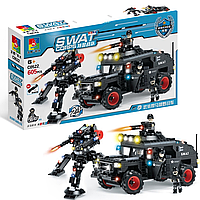 Конструктор "Поліцейський автомобіль" Woma c0522 військові swat для Лего Lego