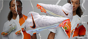 Eur36-45 футбольні Бутси Nike Phantom Luna Elite FG White/Black/Total Orange LIMITED EDITION копи