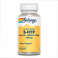 Вітаміни від стресу Solaray 5-HTP with St. John's Wort 100 mg Veg Caps 30 капс