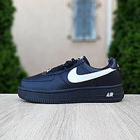 Женские зимние кроссовки Nike Air Force 1 Shadow (черно-белые) модные повседневные форсы 3571 Найк