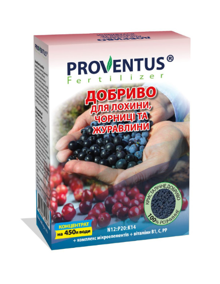 Добриво для лохини, чорниці та журавлини Proventus / Провентус, 300 г
