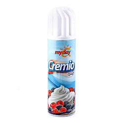 Вершки аерозольні Cremio на основі рослинної олії та знежиреного молока 250г 20% (12шт/уп)