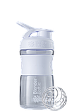 Шейкер спортивний (пляшка) BlenderBottle SportMixer Flip 20oz/590ml White, фото 3