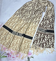 Женский кашемировый палантин в расцветках, шарф с логотипом, брендовые платки, брендовый палантин