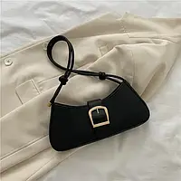 Женская сумочка багет клатч на ручке короткая прямоугольная