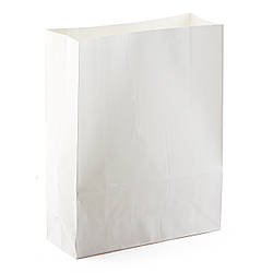 Пакет (для доставки) з білого паперу без ручок 180*70*230мм(щільність 50г/м2)(Арт 5052)(10шт/уп)(250шт/ящ)