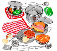 Кухонный набор Kinderplay КП1706 детский аксессуары для кухни детская кухонная посуда игрушка 23 предмета