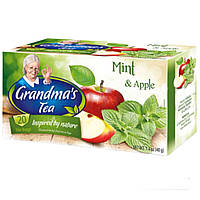 Чай Grandma's tea мята и яблоко в пакетиках
