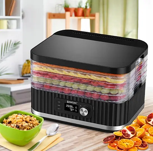 Сушарка для грибів, фруктів, овочів, їжі 450 Вт Maltec чорна Польща