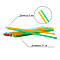 Трубочка ФРЕШ МІКС d8мм довжина 25см (500шт/уп), фото 2