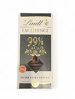 Чорний шоколад Lindt exellence 99% какао