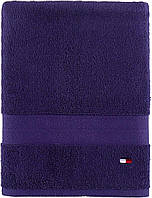 Полотенце TOMMY HILFIGER банное Modern American Solid Cotton Bath Towel фиолетовый