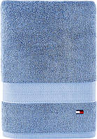 Полотенце TOMMY HILFIGER банное Modern American Solid Cotton Bath Towel светло голубое