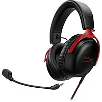 Накладные наушники HyperX Cloud III Black Red (727A9AA)