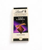 Чорний шоколад Lindt Excellence Salz-Lakritz