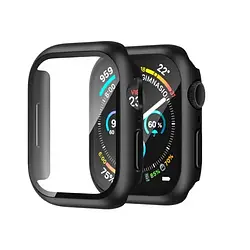 Чохол для смарт-годинника Hoco Premium Case для Apple Watch 7/8 45mm Black + скло