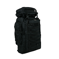 Тактический рюкзак, большой армейский рюкзак. Рюкзак на 70 литров (Черный).