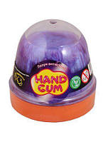 Лизун-антистресс ТМ Mr.Boo Hand gum фиолетовый, 120г, в баночке 7*6см