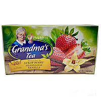 Чай Grandma's tea клубника и ваниль в пакетиках