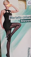 Колготы Merletto collant steven Rosalia ажурные черные 3