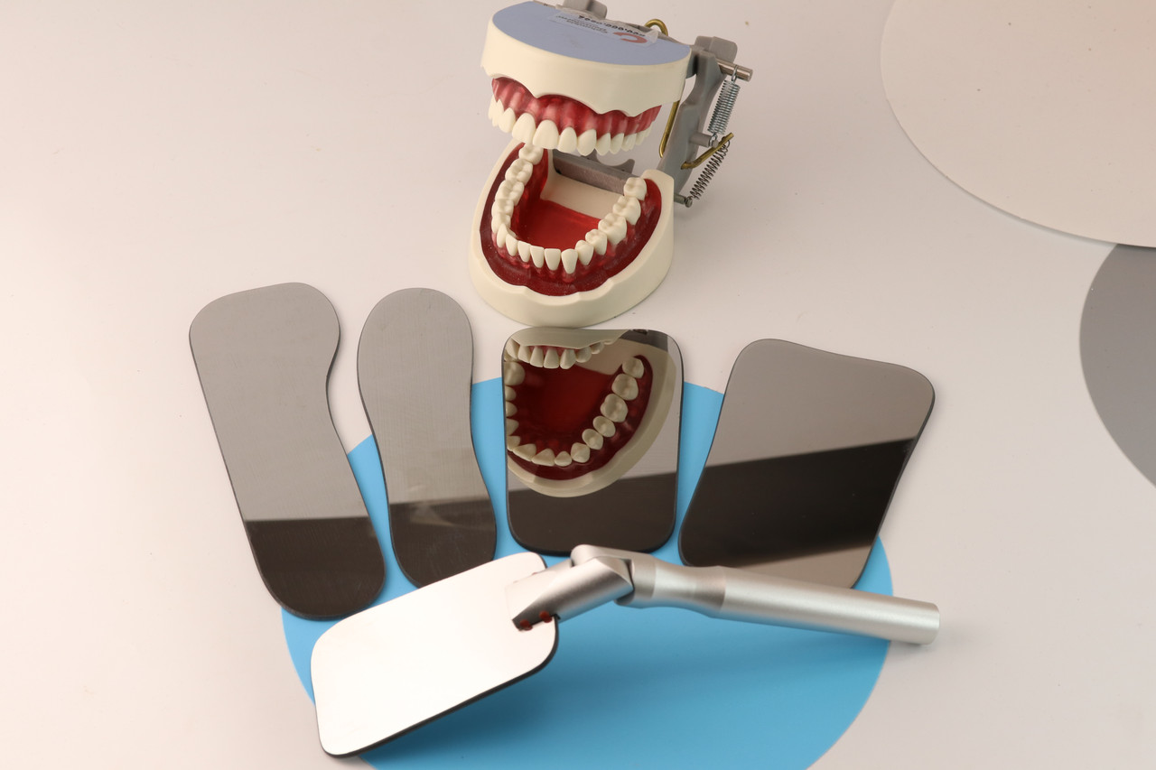 Набір родієвих дзеркал 5шт для фото +ручка