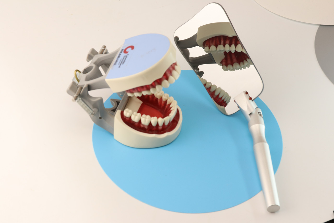 Дзеркало інтраоральне для фото + ручка (Велика оклюзія), фото 1