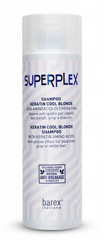 Кератиновий шампунь BAREX SUPERPLEX Cool Blonde "Холодний блонд" 250 мл ...