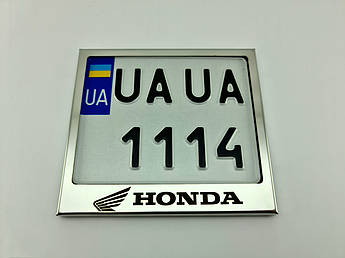Рамка для номера моторолера, мопеда Honda