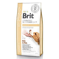 Корм-диета Brit VD Hepatic Dog сухой при лечении болезней печени у собак 12 кг