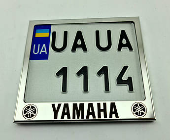 Рамка для номера моторолера, мопеда Yamaha