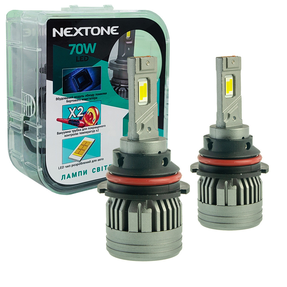 Лампа світлодіодна для фар Nextone LED 9004 6000K 18000LM L4 2 шт комплект