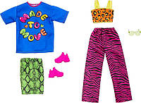 Одяг для ляльок Барбі Barbie Clothes Vibrant Outfits Fashion 2-Pack HJT36