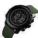 Годинник наручний чоловічий SKMEI 1426AGBK ARMY GREEN-BLACK, годинник наручний чоловічий. Колір: зелений, фото 2