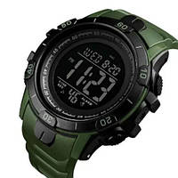 Годинник наручний чоловічий SKMEI 1475AG ARMY GREEN, брендовий чоловічий годинник, годинник для чоловіка. Колір: зелений