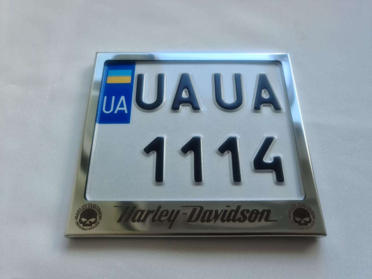 Рамка для номера моторолера, мопеда Harley Davidson