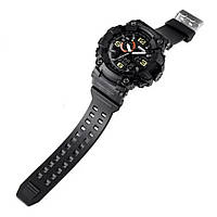 Годинник наручний чоловічий SKMEI 1520BK BLACK, армійський годинник протиударний. Колір: чорний