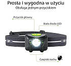 Налобний потужний ліхтар GP XPLOR PH15 (GPPH15E-2B1), Sensor, 3xAAA, IPX6, 4 режими, фото 6