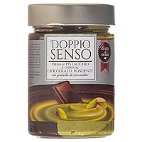 Паста Doppio Senso Crema al Pistacchio Cioccolato Fondente 330g