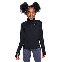 Спортивная кофта на полузастежке Nike для детей FD2853-010, Чёрный, Размер (EU) - 152cm