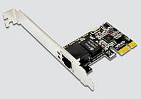 Сетевая карта Ethernet LAN PCIe x1 1000M (Gigabit) TRY (RTL8111E) новая