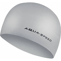 Шапка для плавання ​​3D CAP 5755 Aqua Speed 092-26 сріблястий,, OSFM, World-of-Toys