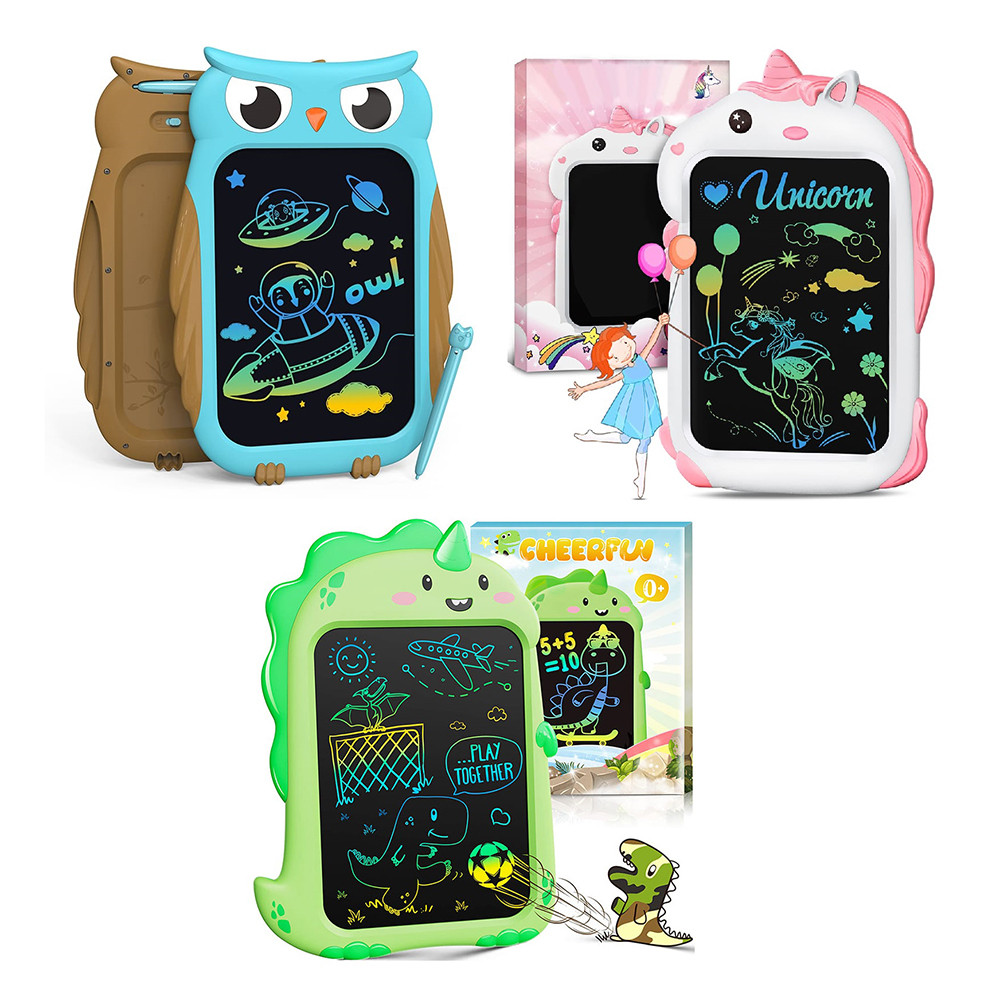 LCD планшет H042-44-51 (15шт) для малювання, 8,5дюймів, кольоровий, 3види, на бат-ці, в кор-ці,, фото 1