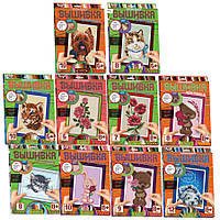 Набір для творчості 27x21x1,5 см, "Вишивка хрестиком по номерам"