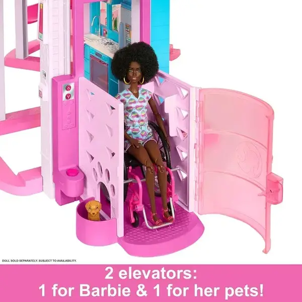 Barbie dreamhouse with sale elevator