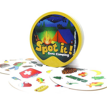 Настільна гра Spot it! Gone Camping, Dobble! (Доббль Кемпінг)!, фото 1